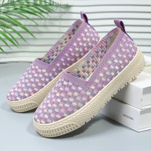 Casual and Breathable Women's Spadrilles with Almond Toe Design