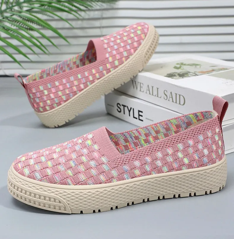 Casual and Breathable Women's Spadrilles with Almond Toe Design