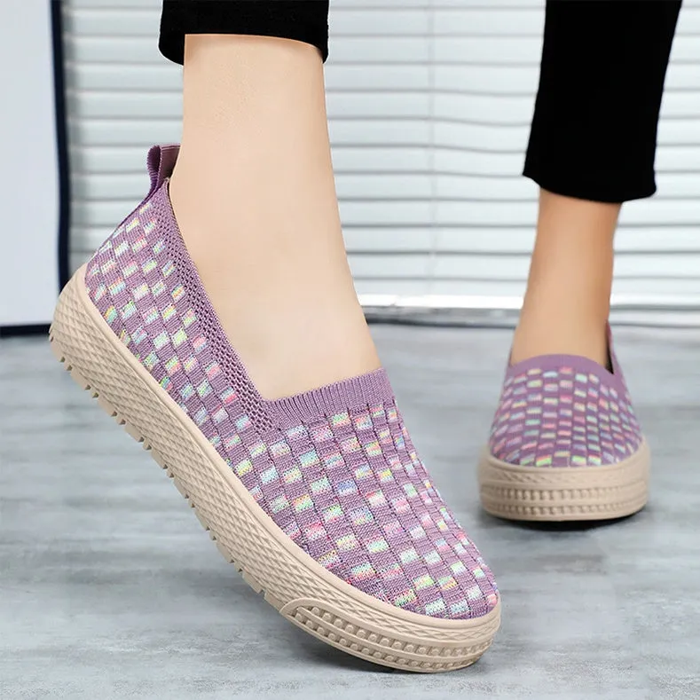Casual and Breathable Women's Spadrilles with Almond Toe Design