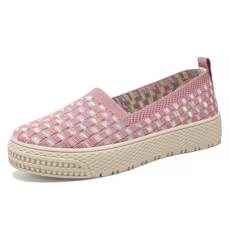 Casual and Breathable Women's Spadrilles with Almond Toe Design