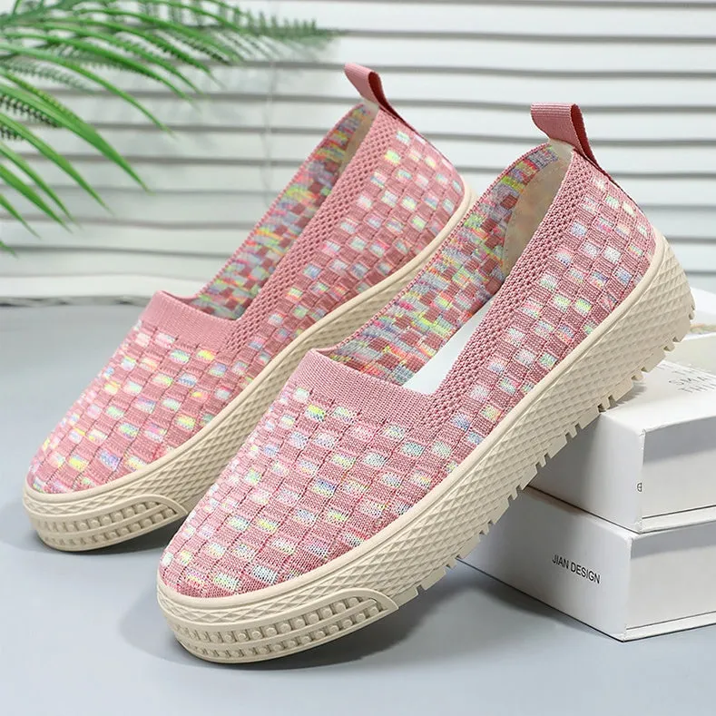 Casual and Breathable Women's Spadrilles with Almond Toe Design