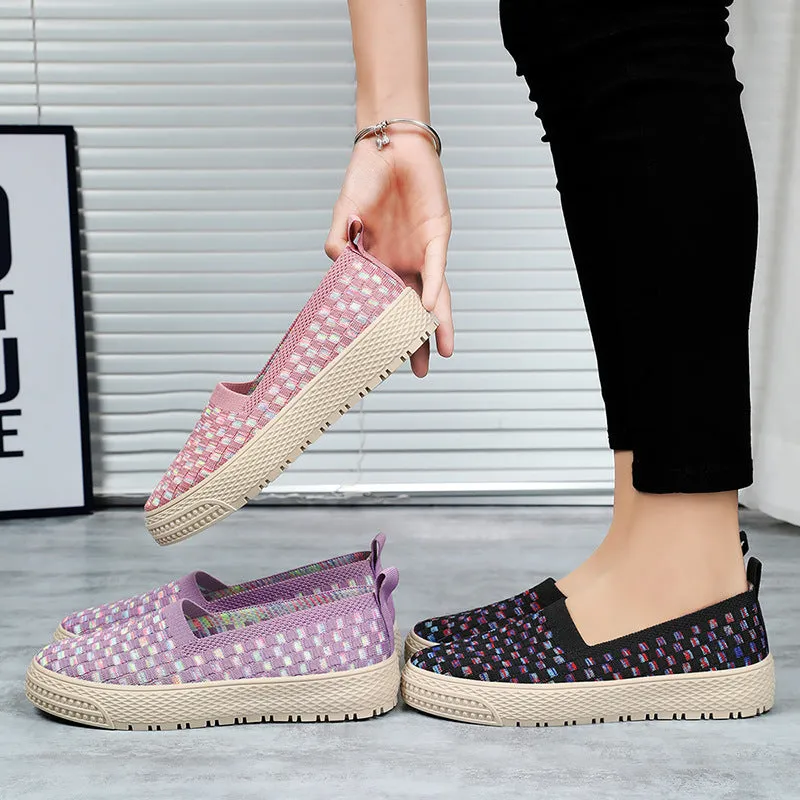 Casual and Breathable Women's Spadrilles with Almond Toe Design