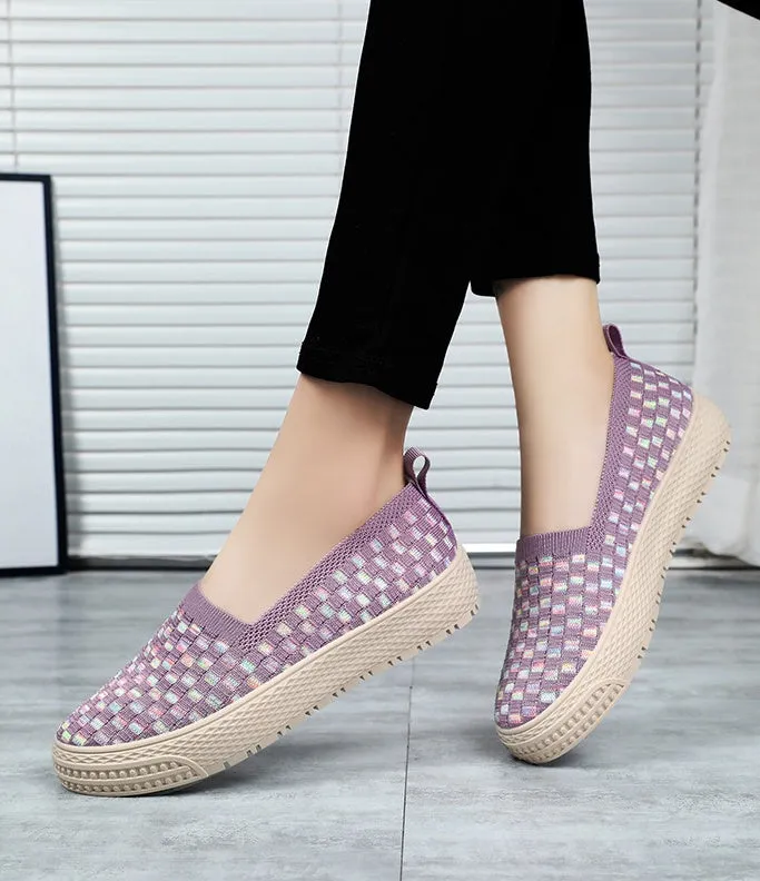 Casual and Breathable Women's Spadrilles with Almond Toe Design