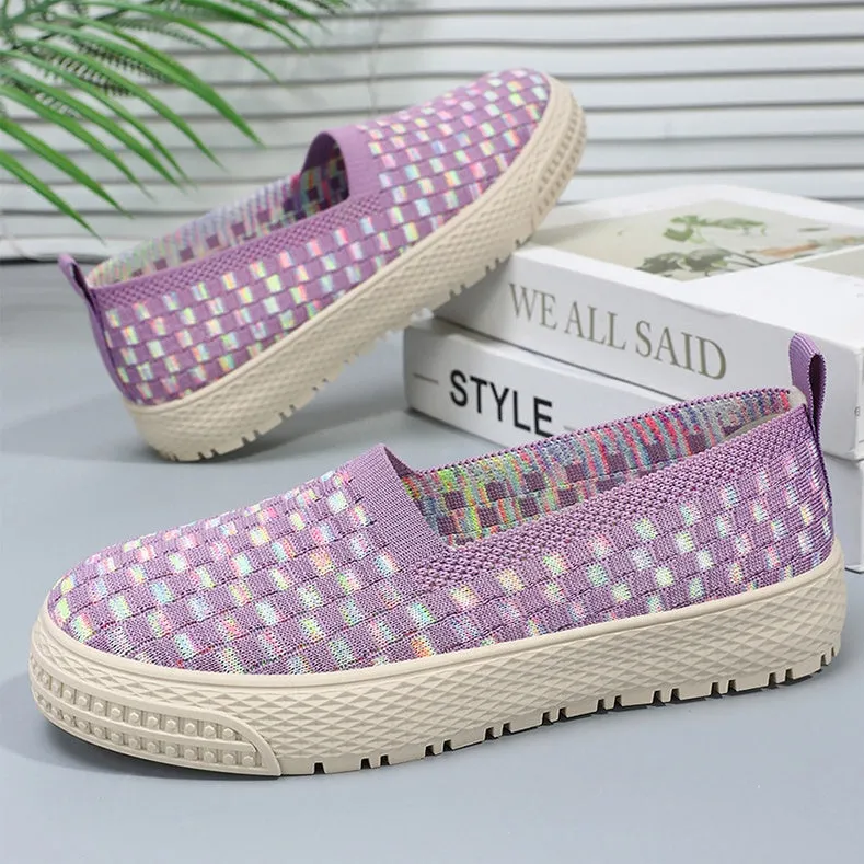 Casual and Breathable Women's Spadrilles with Almond Toe Design