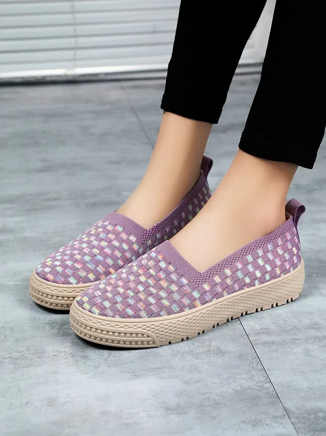 Casual and Breathable Women's Spadrilles with Almond Toe Design
