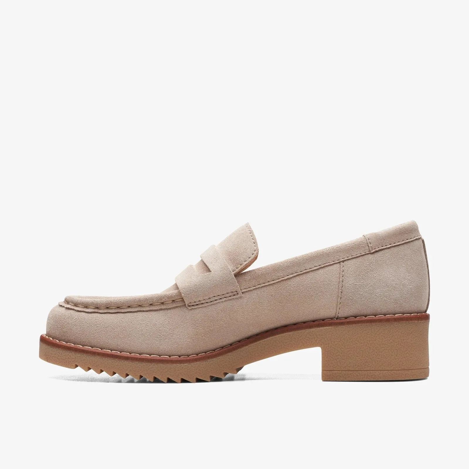 Clarks Women's Eden Style Beige Suede 26166686