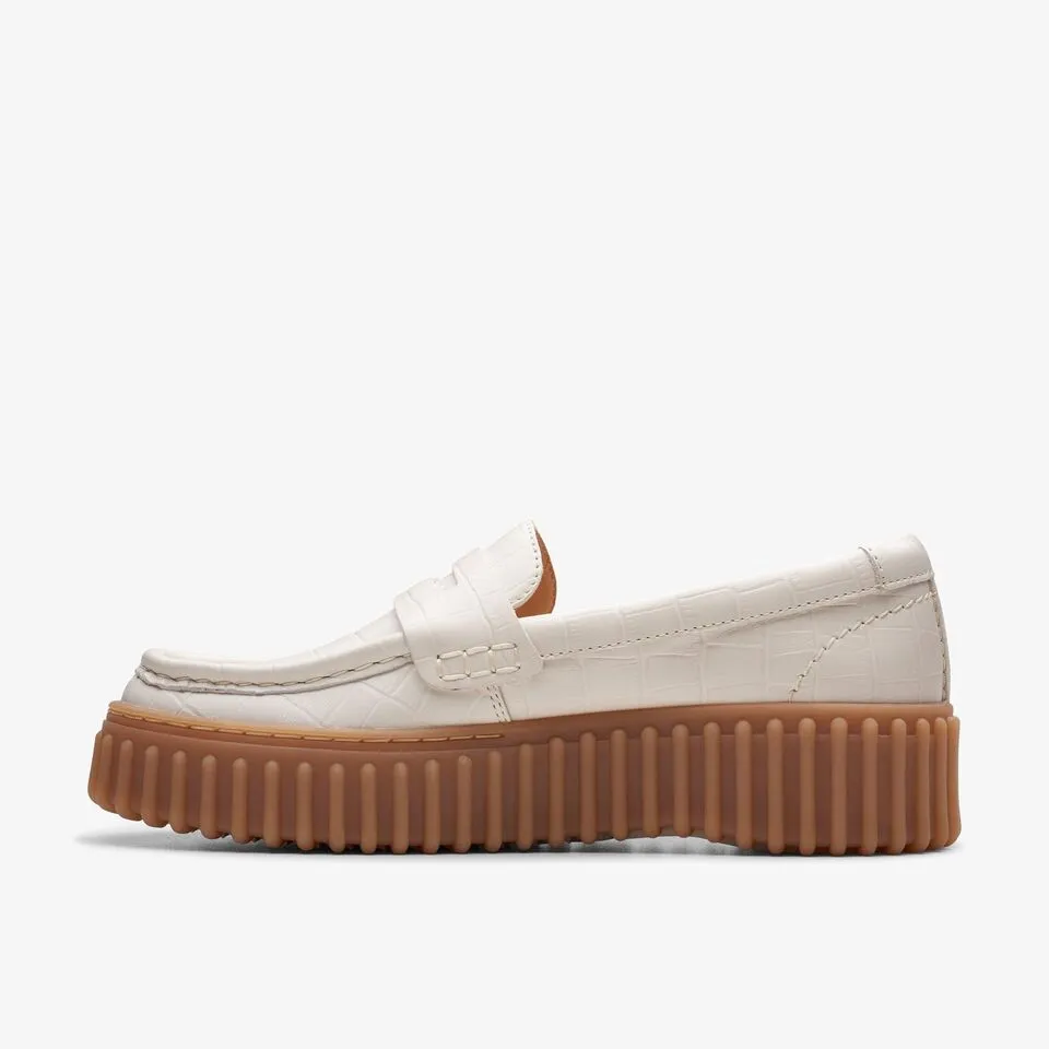 Clarks Women's Torhill Penny Cream Interest 26176357