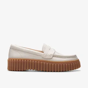 Clarks Women's Torhill Penny Cream Interest 26176357