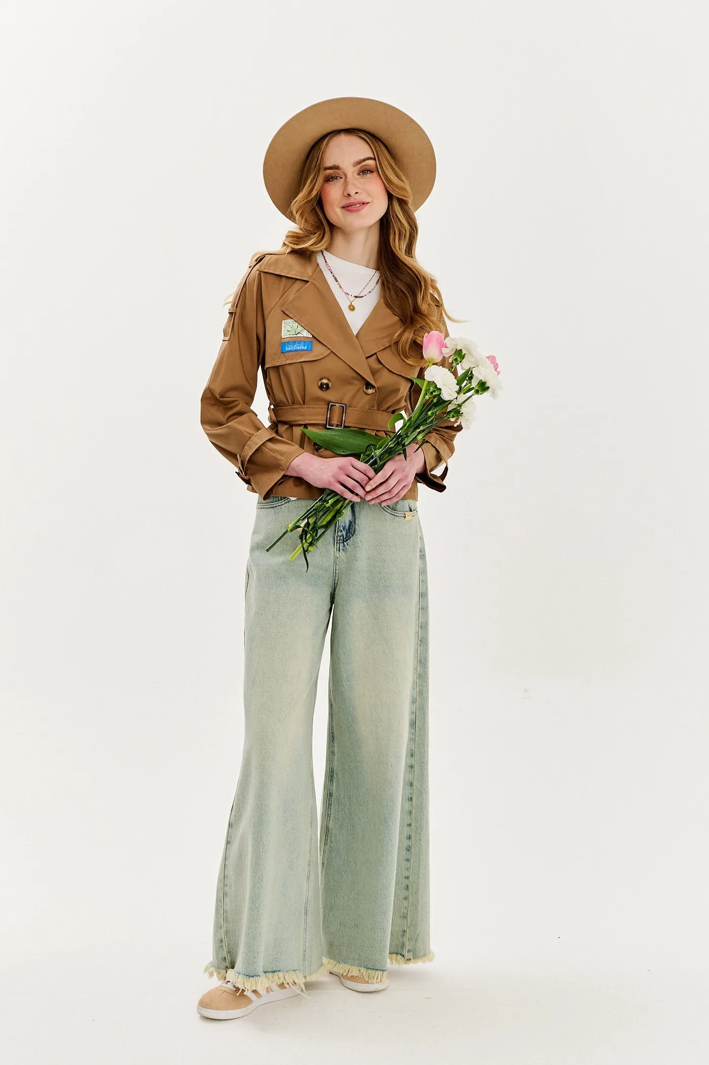Classic Bloom short trench