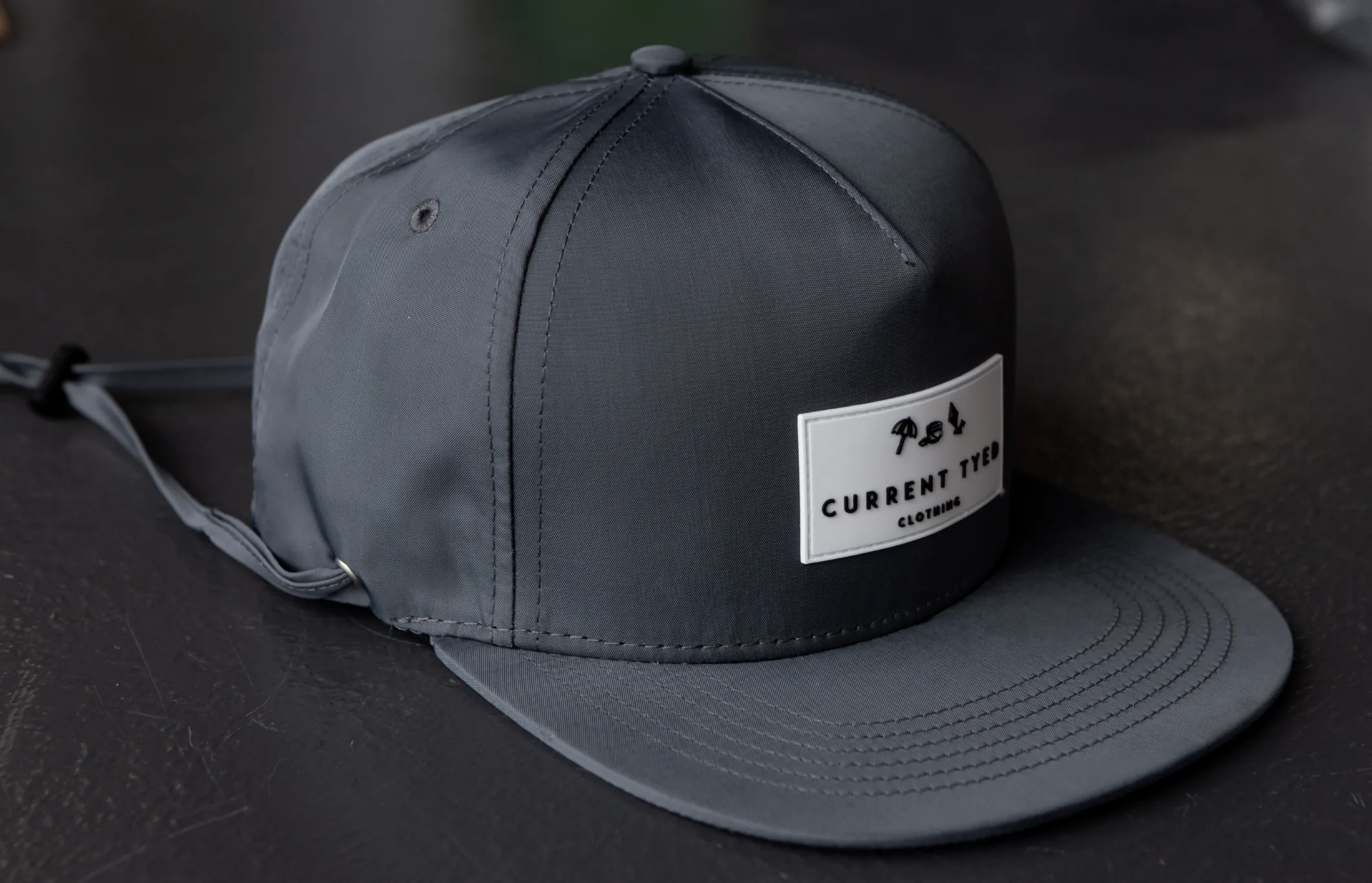 Classic Waterproof Snapbacks - Charcoal