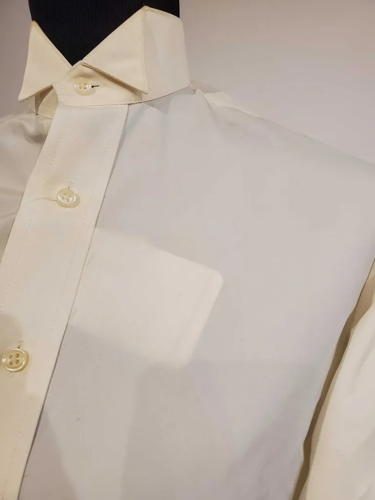 Cream Formal Shirt XS