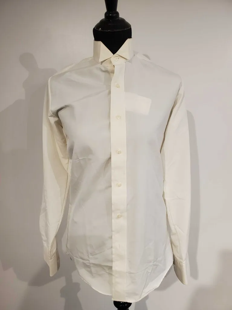Cream Formal Shirt XS