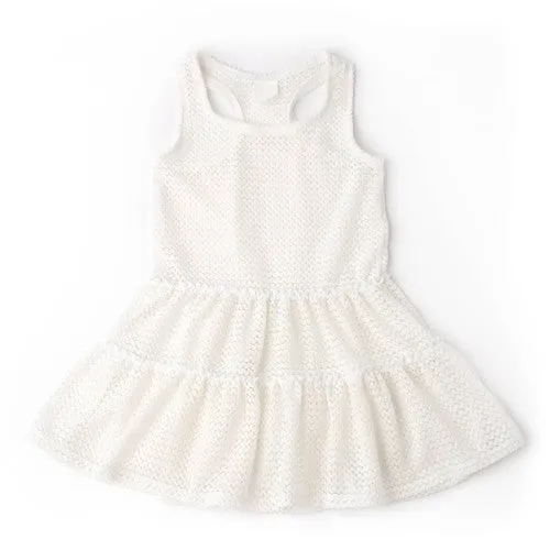 Crochet Cover-Up Dress | White
