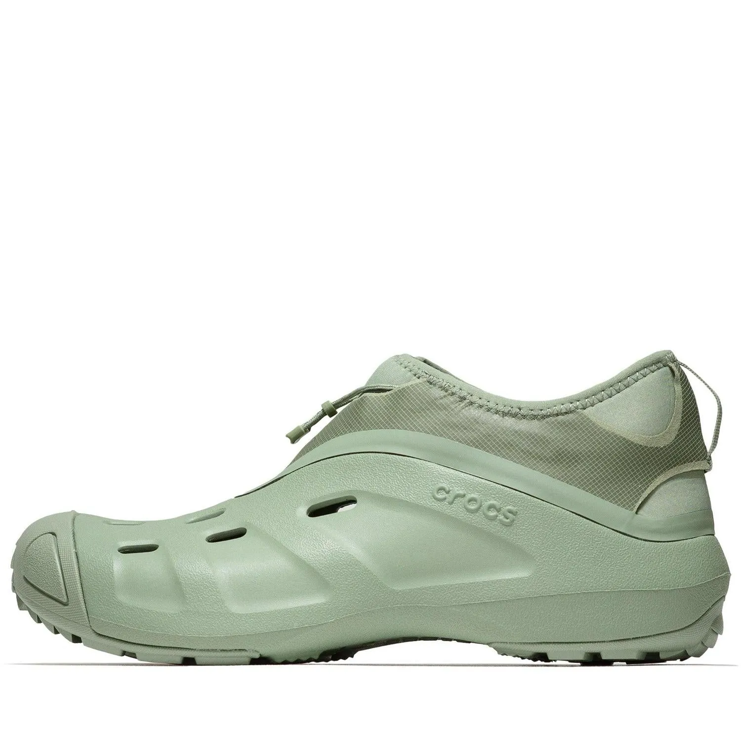 Crocs Satisfy Quick Trail Moss Green Clog Moccasin Casual Shoes Slipper