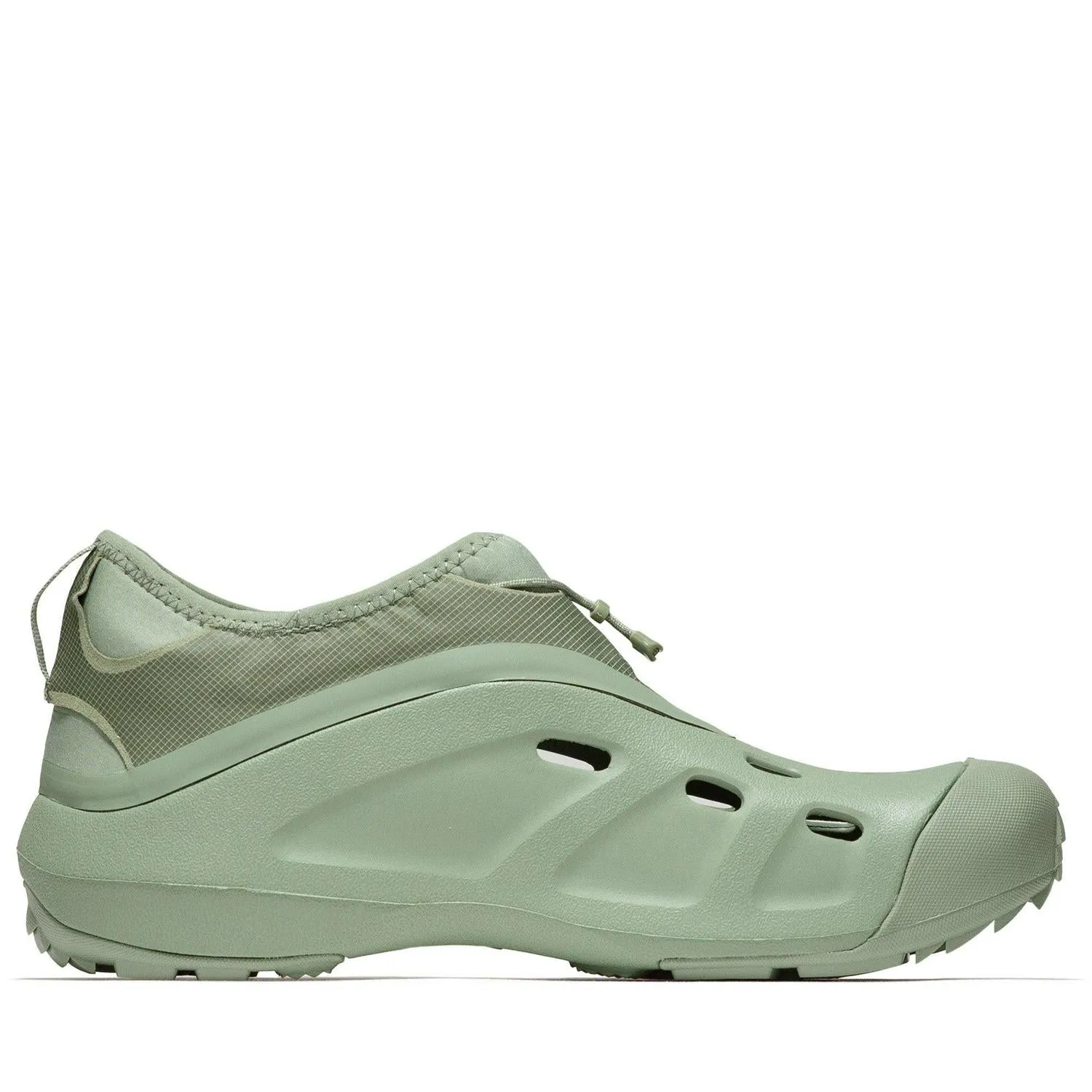 Crocs Satisfy Quick Trail Moss Green Clog Moccasin Casual Shoes Slipper