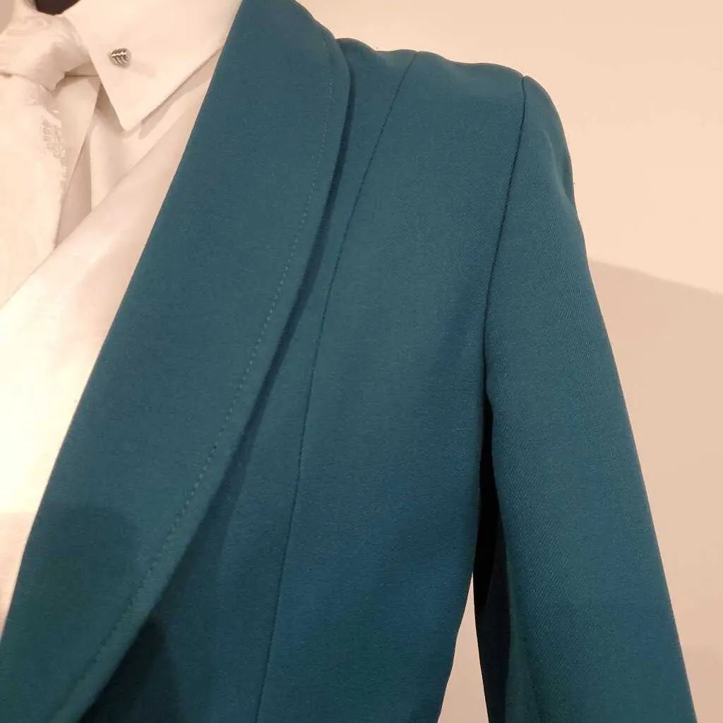Dark Teal Poly Daycoat