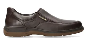 'DAVY' men's slip-on shoes- brown