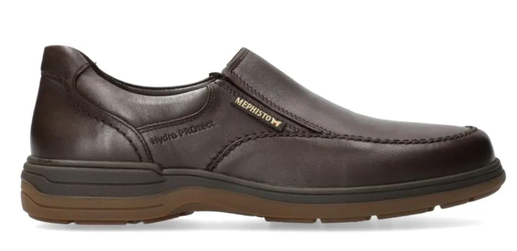 'DAVY' men's slip-on shoes- brown