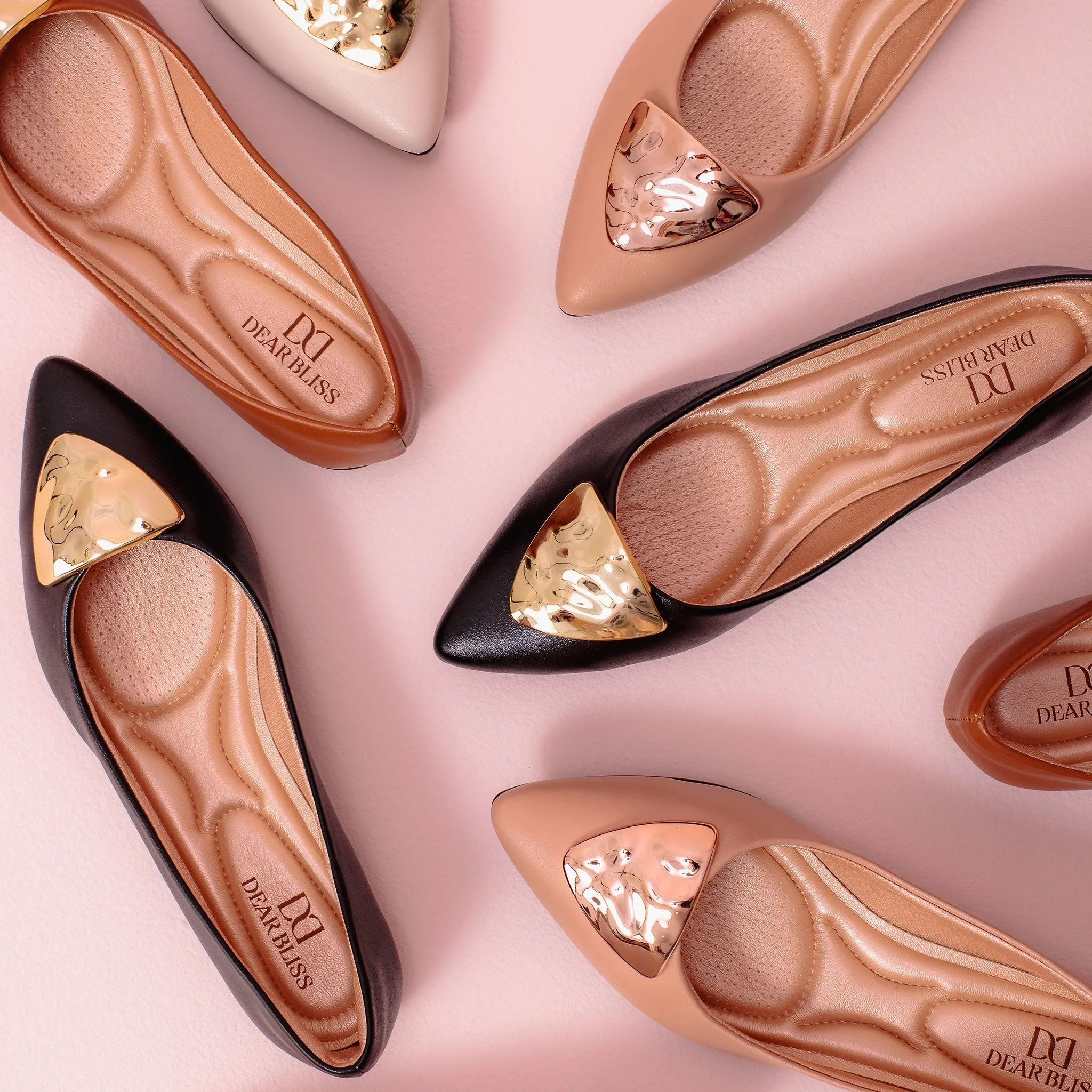 Elena Whisky Pointed Toe Flats