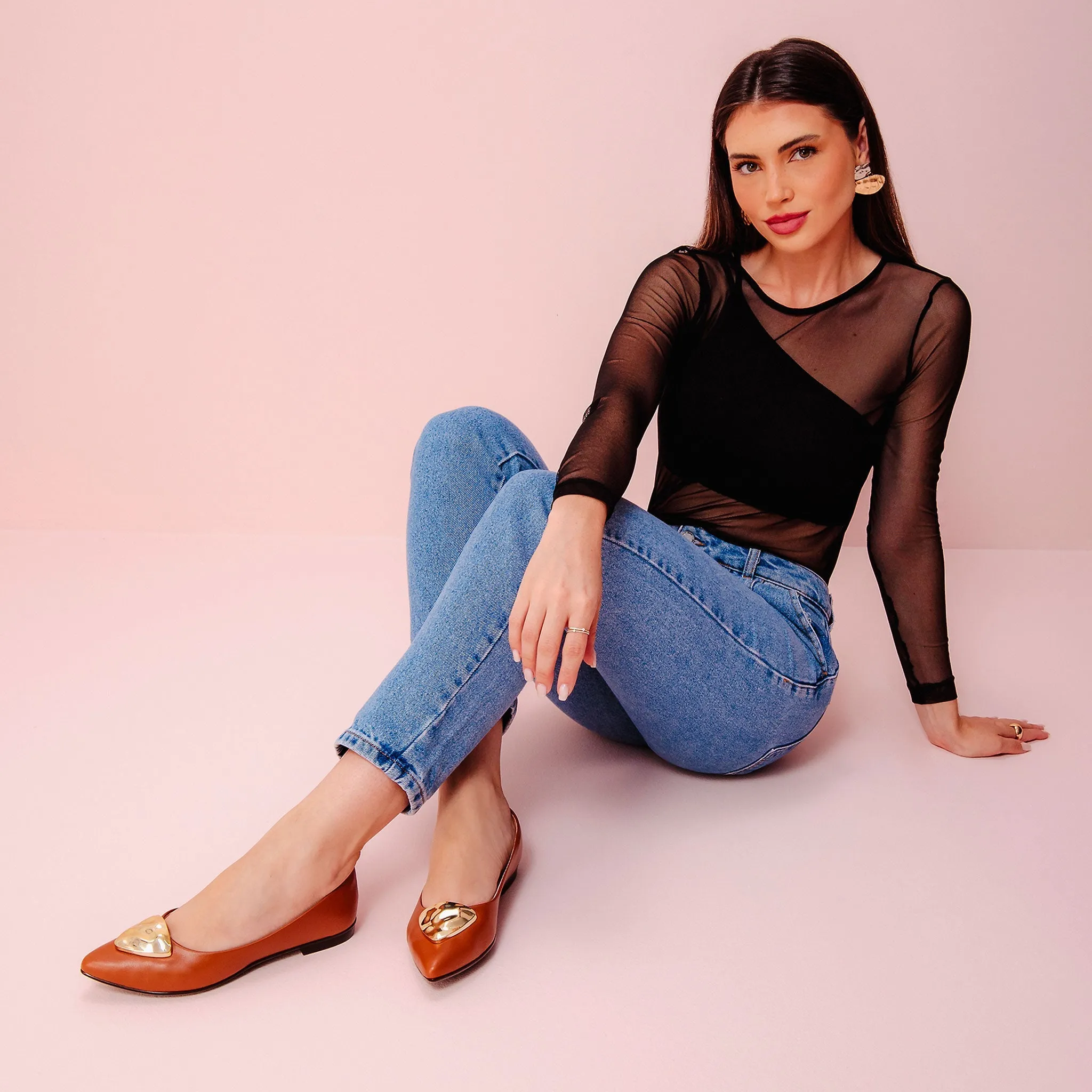 Elena Whisky Pointed Toe Flats