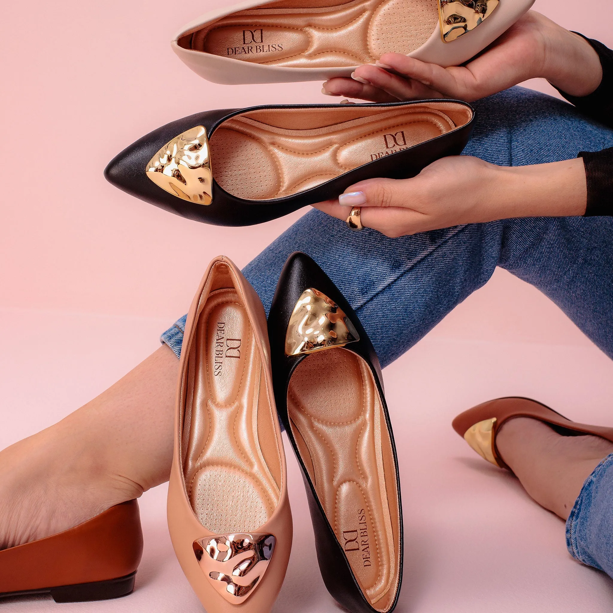 Elena Whisky Pointed Toe Flats