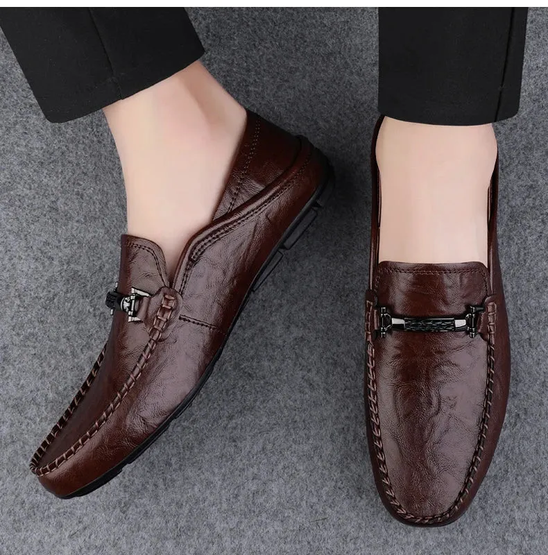 Eli Breathable Leather Loafers