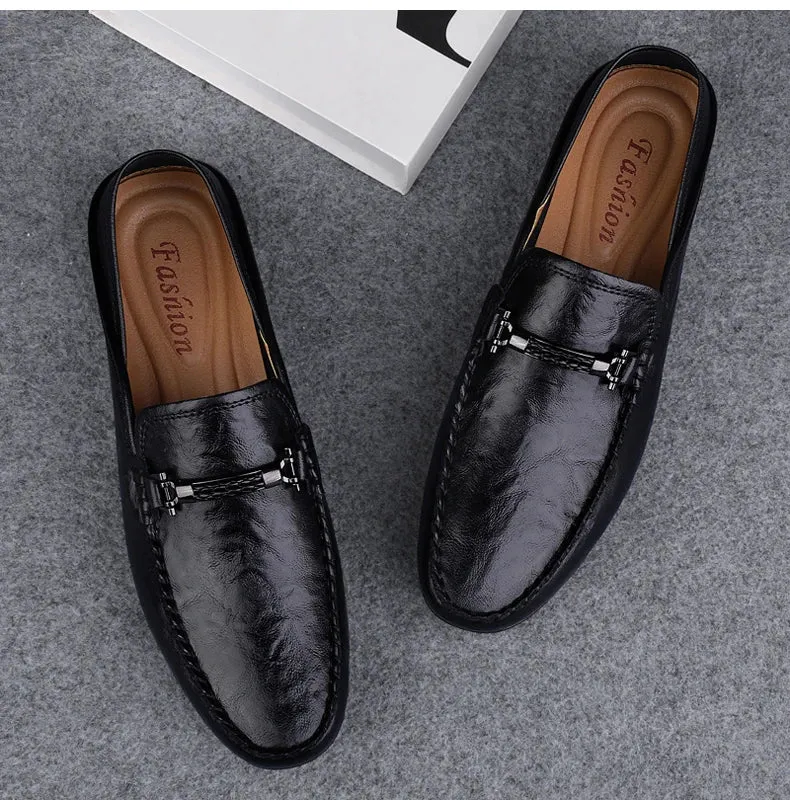 Eli Breathable Leather Loafers