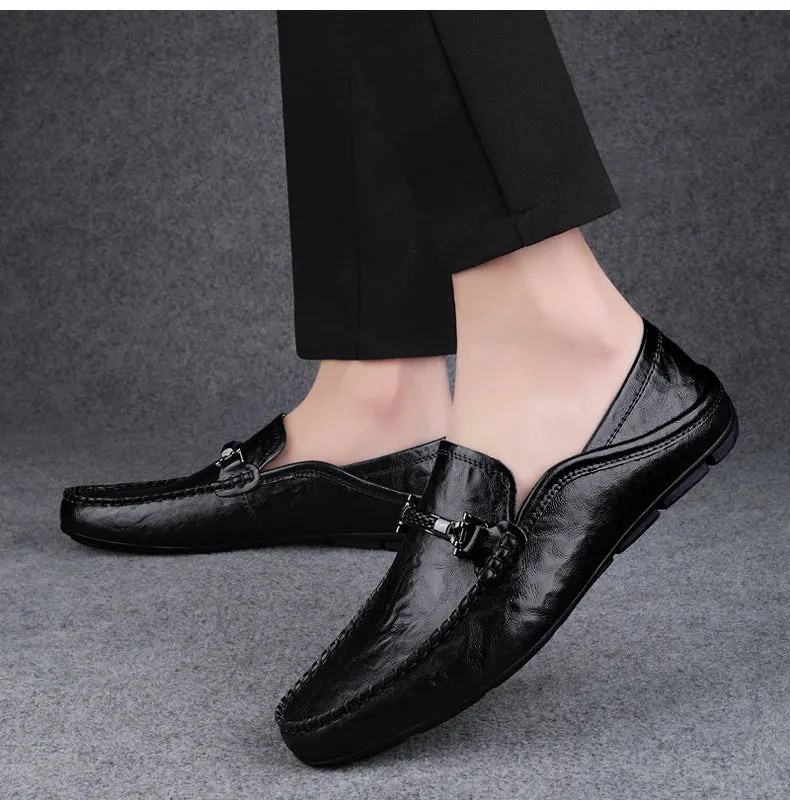 Eli Breathable Leather Loafers