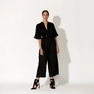 FATE BECKER GETAWAY JUMPSUIT BLACK