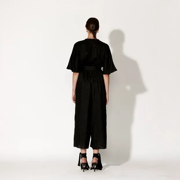 FATE BECKER GETAWAY JUMPSUIT BLACK