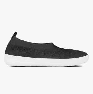 FitFlop UBERKNIT SLIP ON Womens Ballerina Flats Black