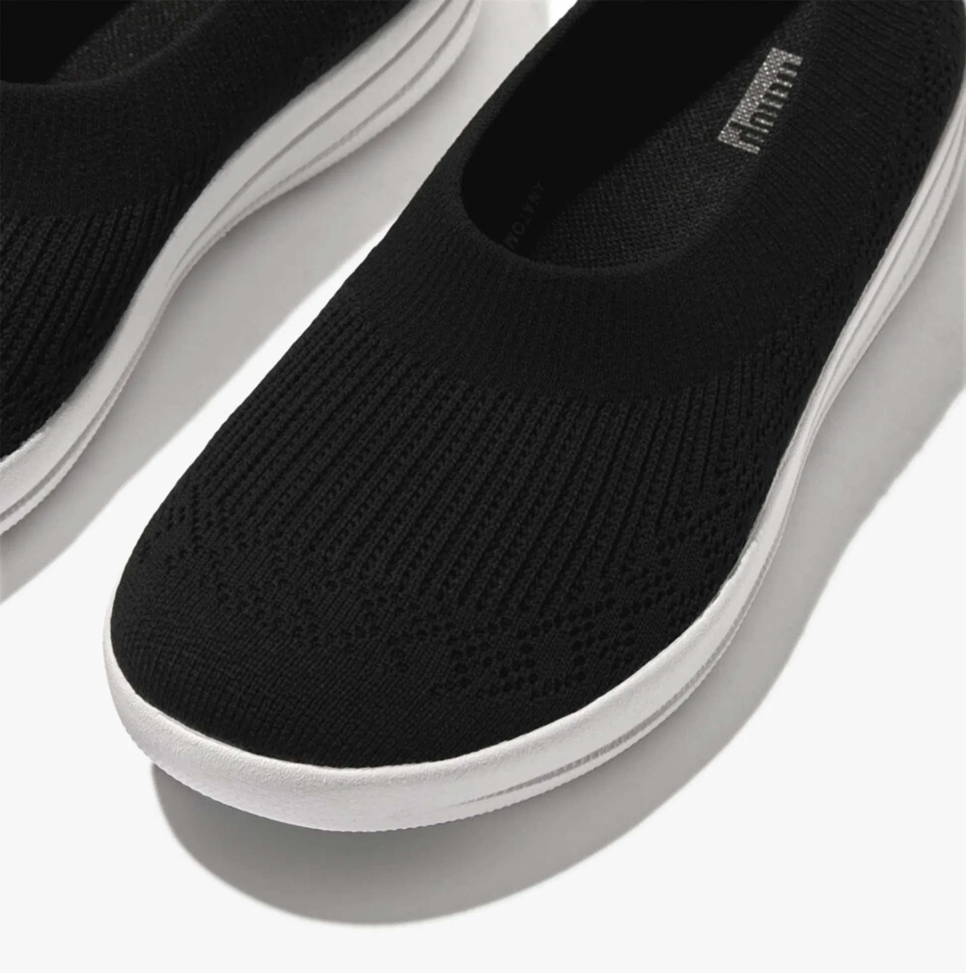 FitFlop UBERKNIT SLIP ON Womens Ballerina Flats Black