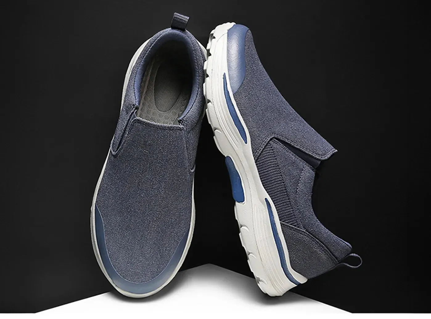 FitVille Men's Canvas Loafers