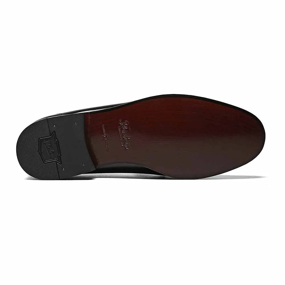 Florsheim Como Black Moc Toe Strap Loafer