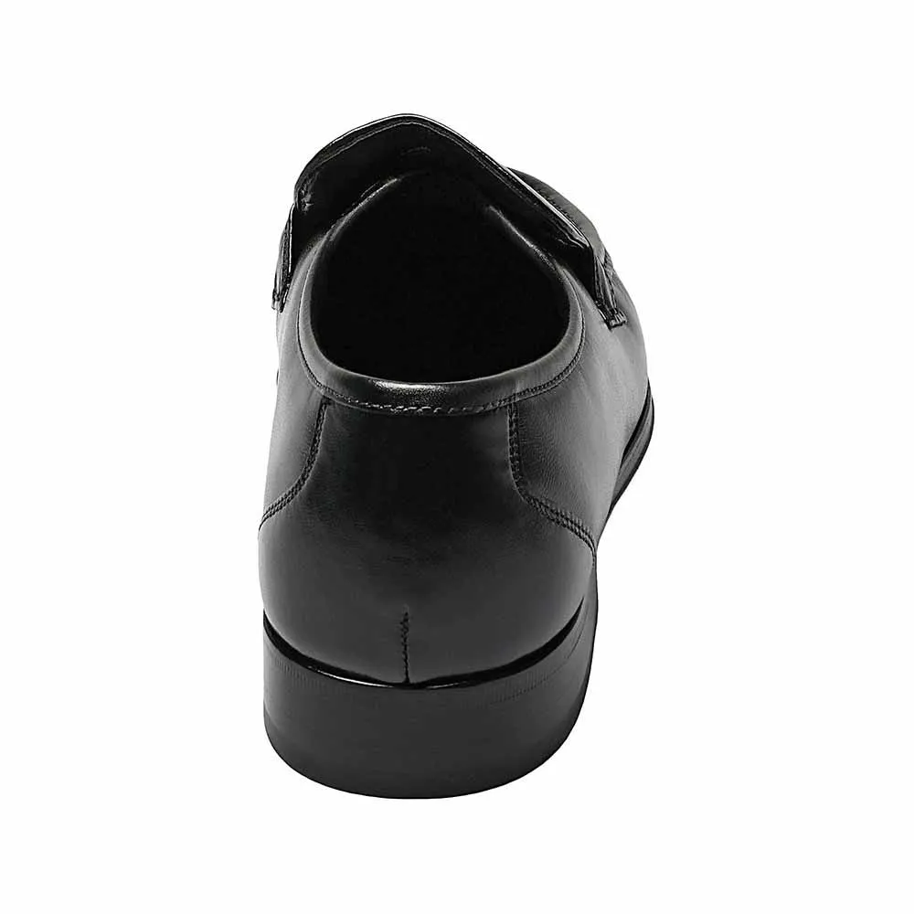 Florsheim Como Black Moc Toe Strap Loafer