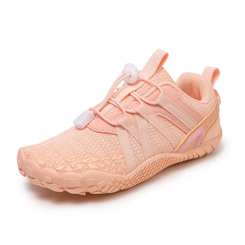 Foot Shaped Lace Up Trainers For Children