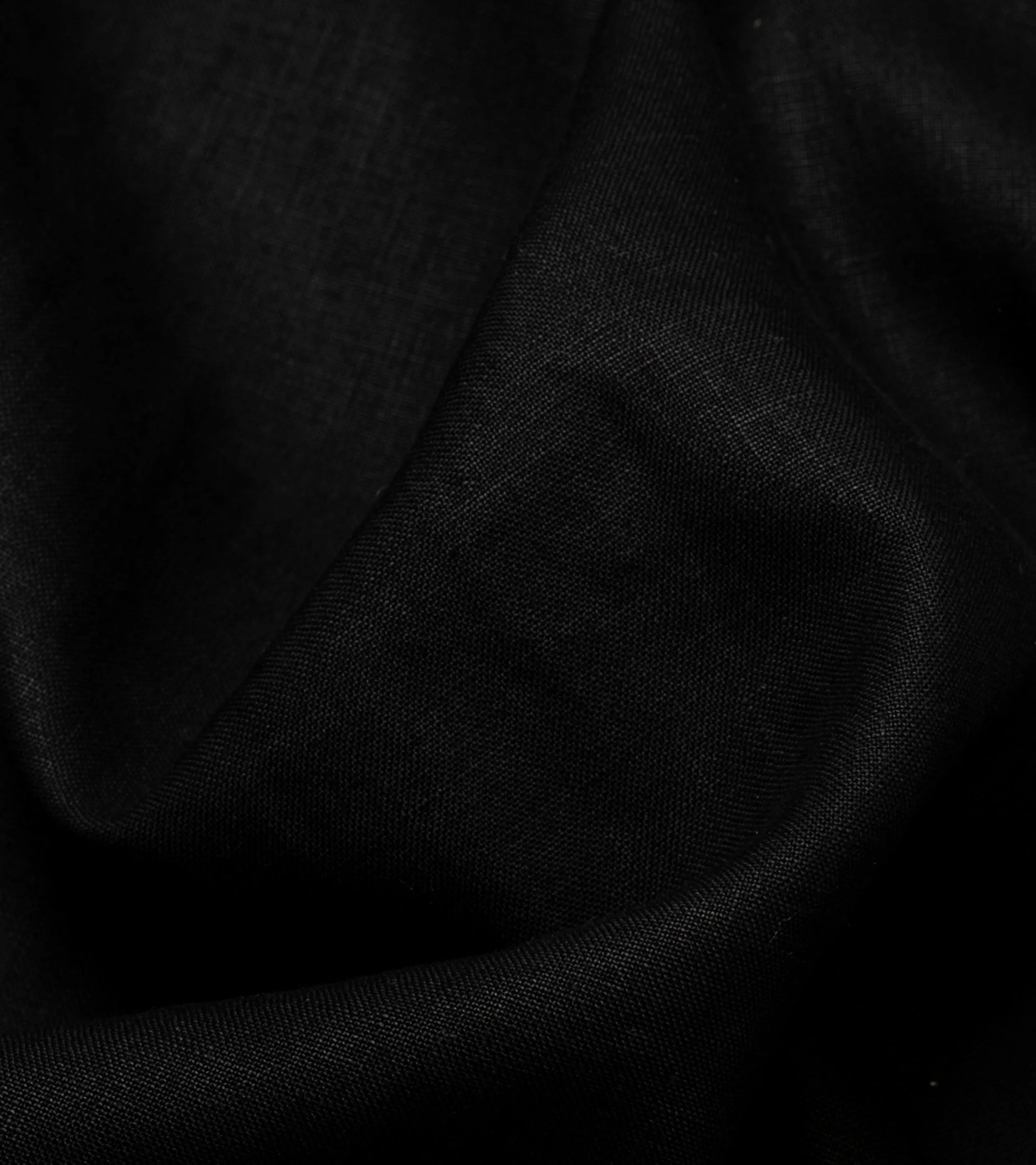 Frogged Button Shirt Black