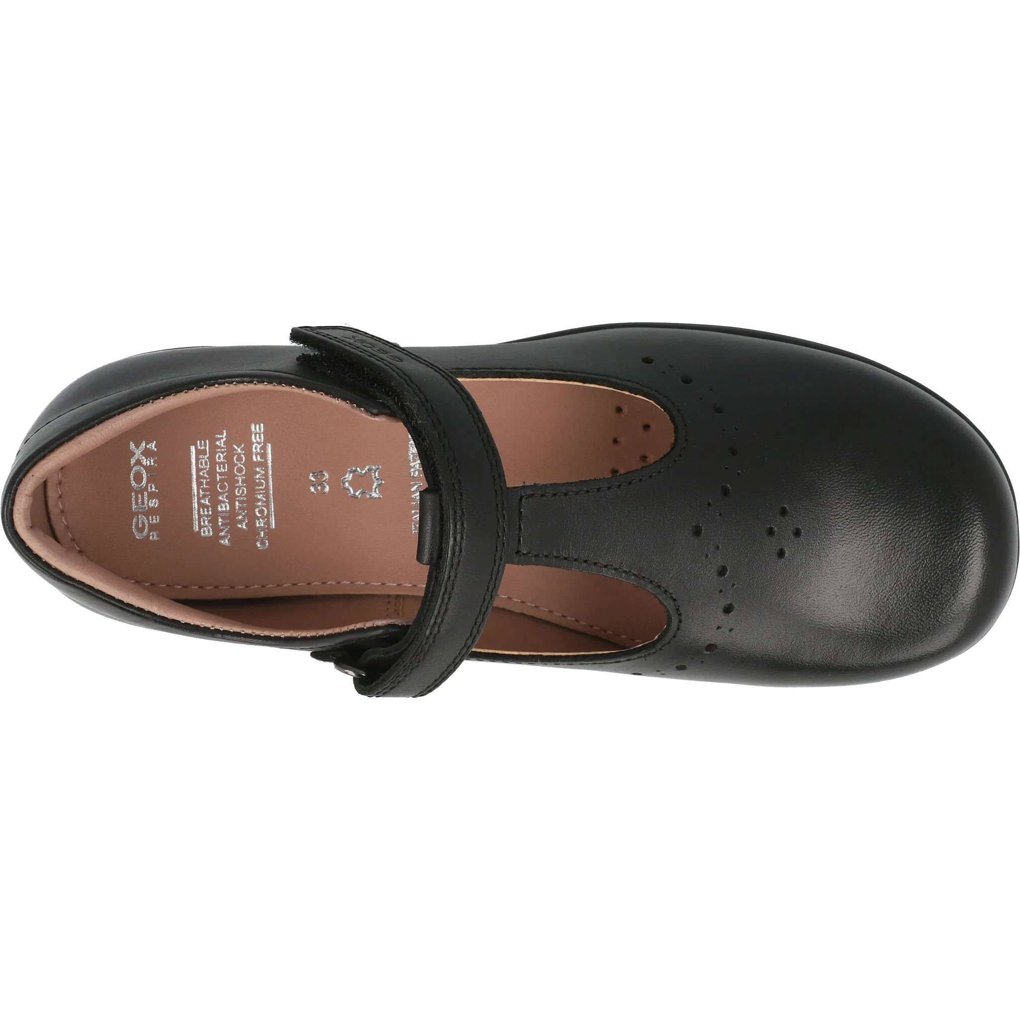 Geox Naimara Black Girls' Ballet Flats