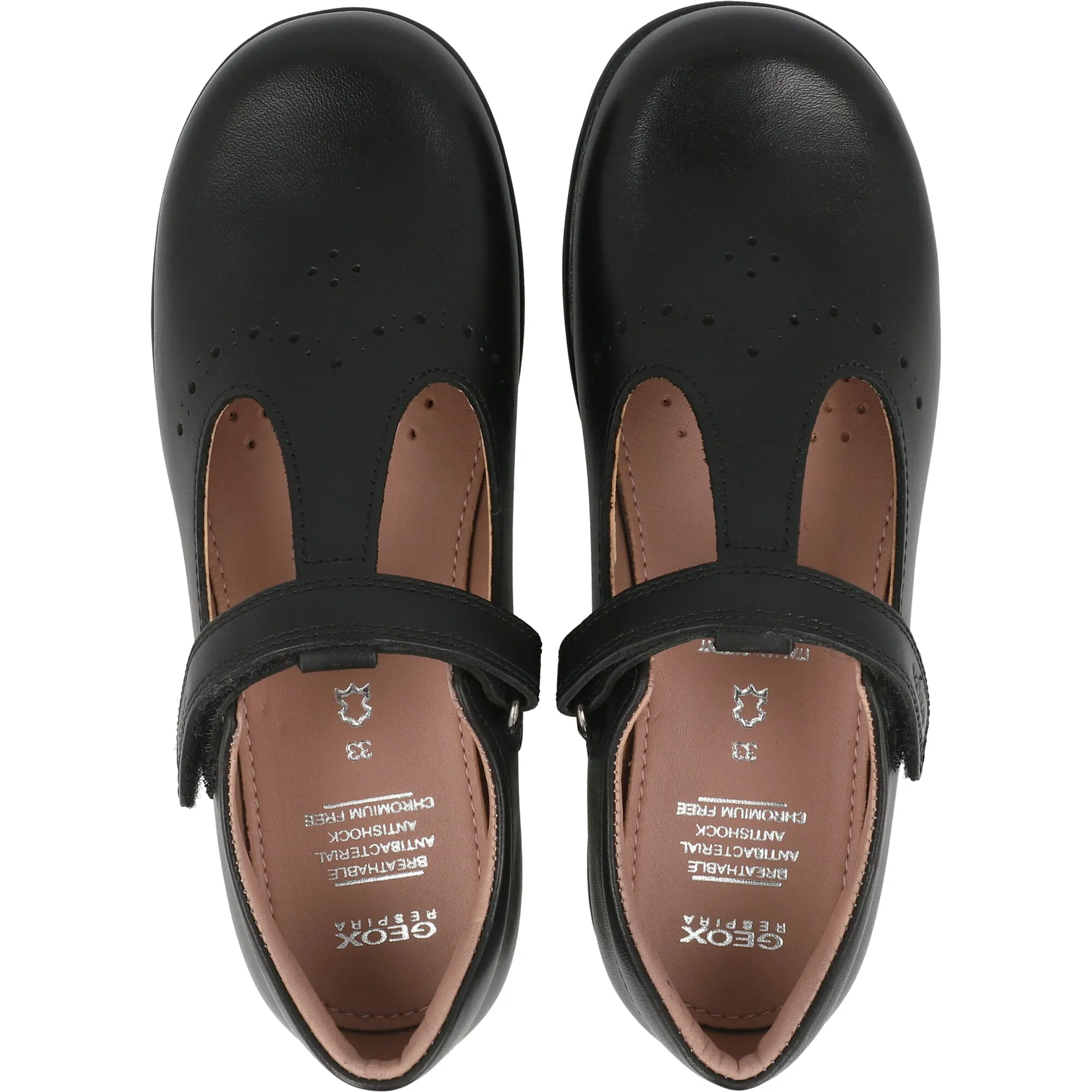 Geox Naimara Black Girls' Ballet Flats