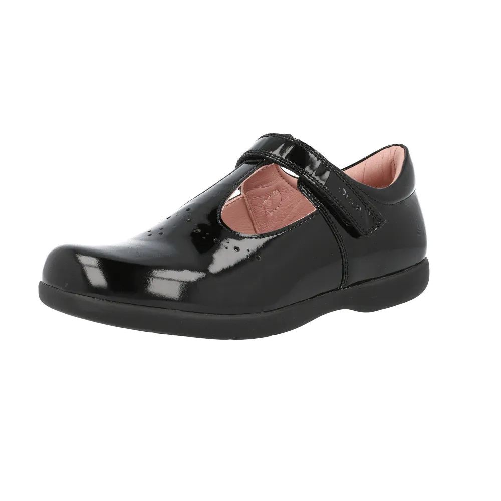 Geox Naimara Black Girls Ballet Flats