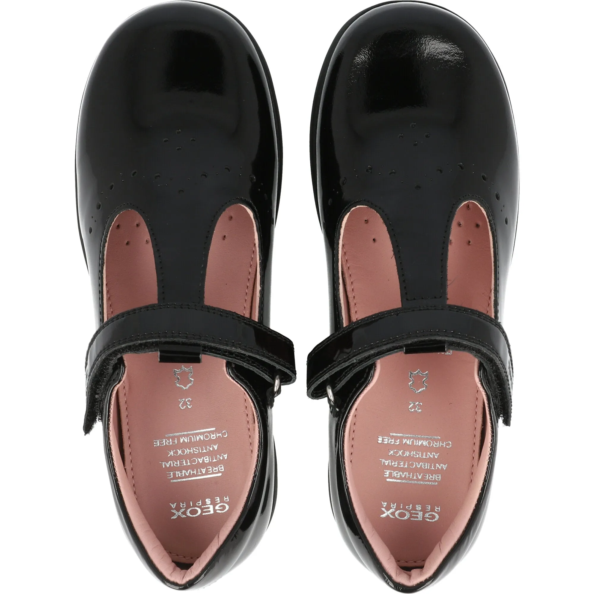 Geox Naimara Black Girls Ballet Flats