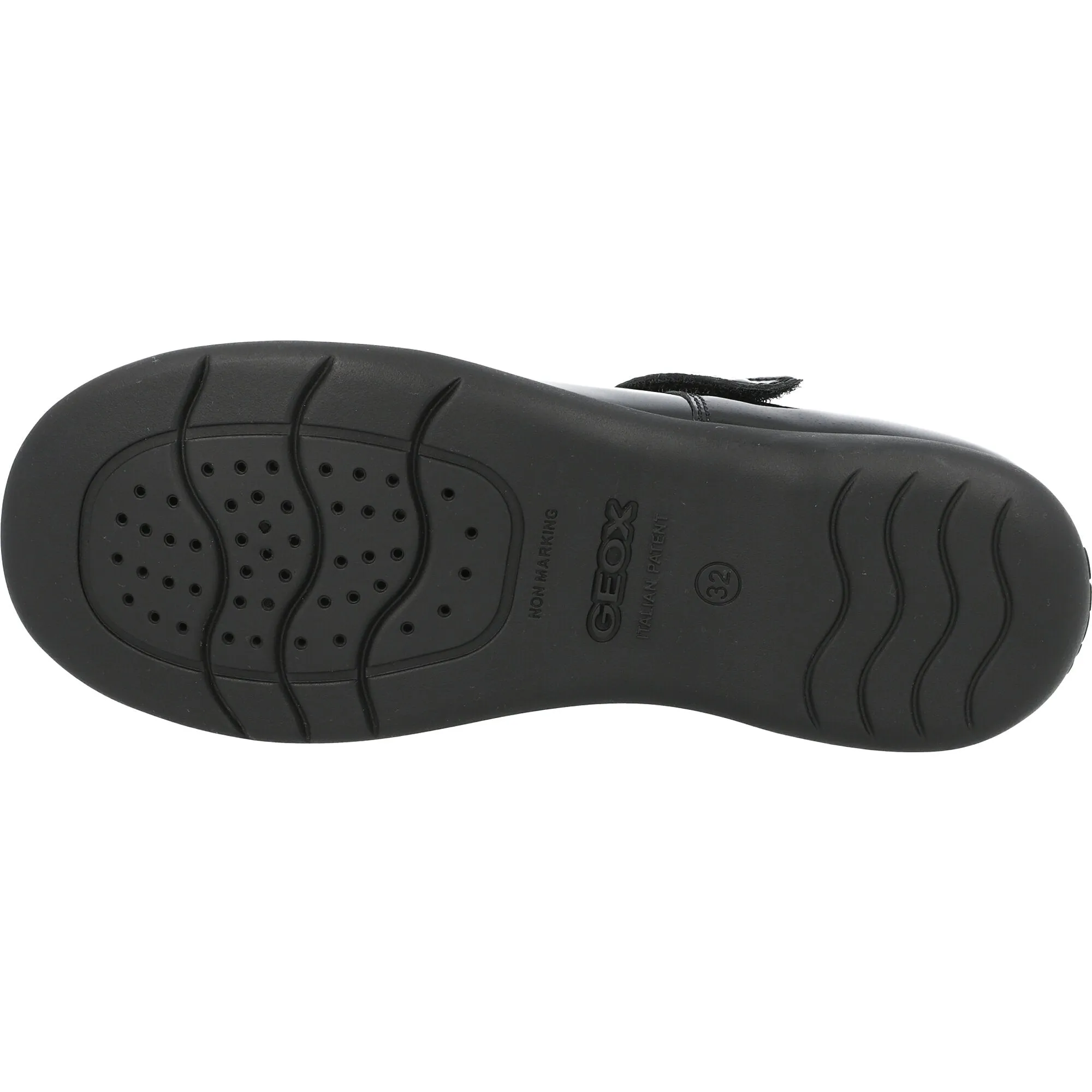 Geox Naimara Black Girls Ballet Flats