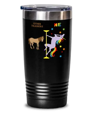 Gift For Trainer Rainbow Unicorn Mug Cute Insulated Drink Tumbler Travel Coffee Cup