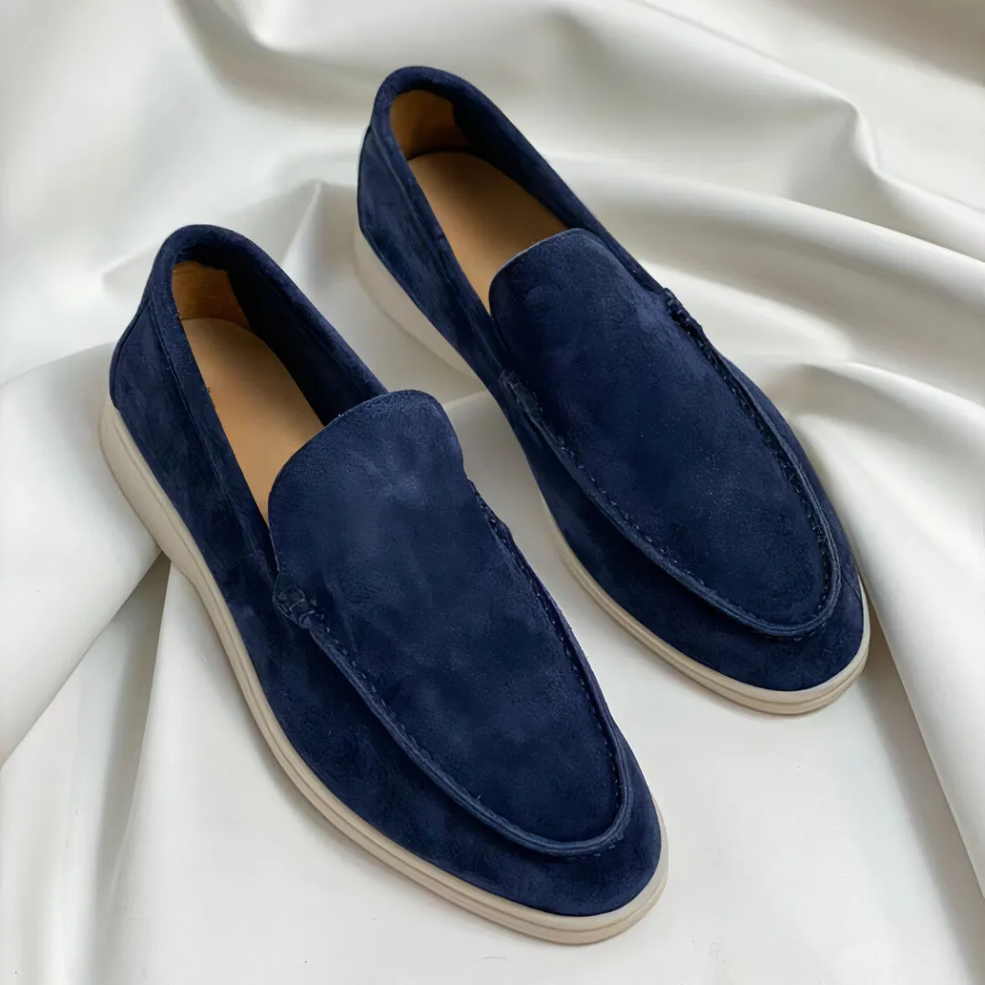 Gio - Vintage men's leather loafers