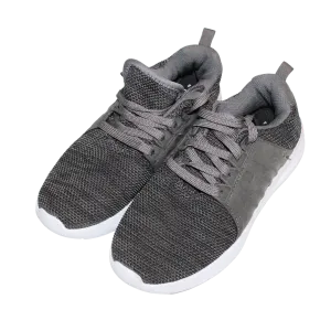 Grey Knit Trainers