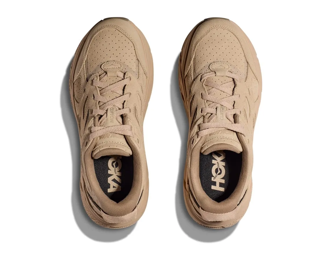 Hoka Unisex Clifton L Suede Road Running Shoes