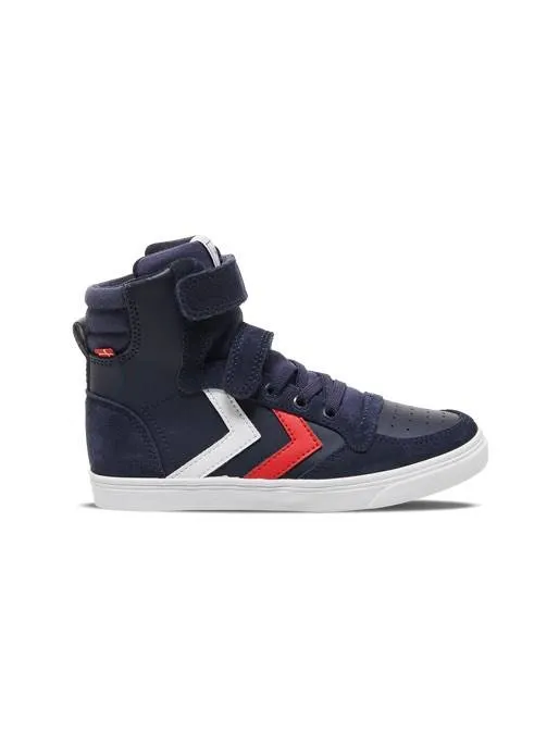 Hummel Slimmer Peacoat Stadil Leather High top Trainers