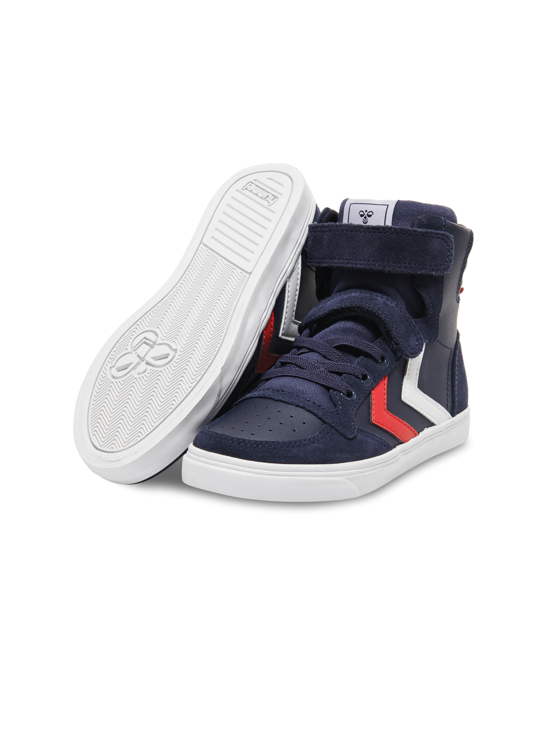 Hummel Slimmer Peacoat Stadil Leather High top Trainers