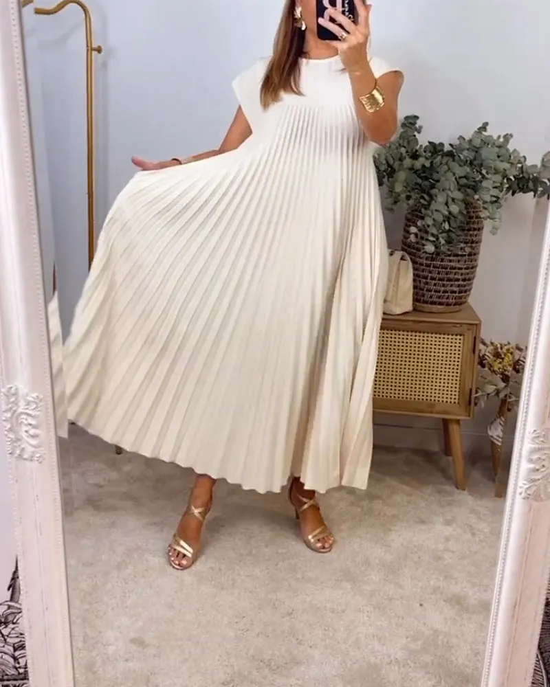 IDA | PLEATED MAXI DRESS