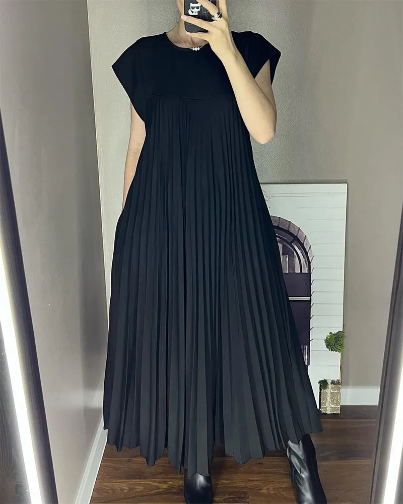 IDA | PLEATED MAXI DRESS